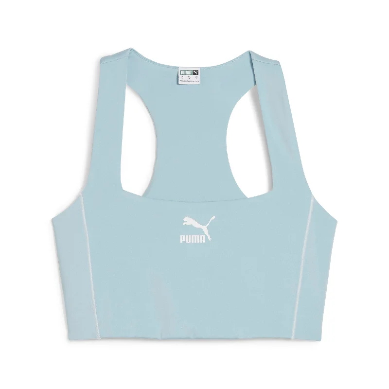 Yoga Tops for Supportive Fit and Flexibility -PUMA Women's T7 Crop Top