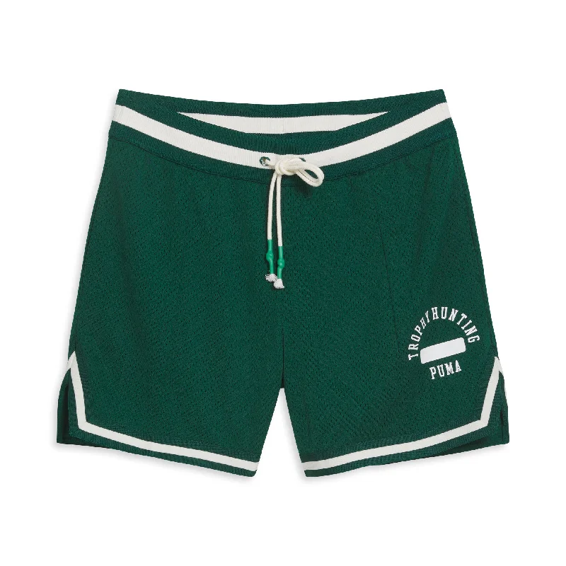 Yoga Shorts for Comfort and Endurance -PUMA Women's x TROPHY HUNTING Basketball Shorts Yoga Shorts for Comfort and Endurance -PUMA Women's x TROPHY HUNTING Basketball Shorts