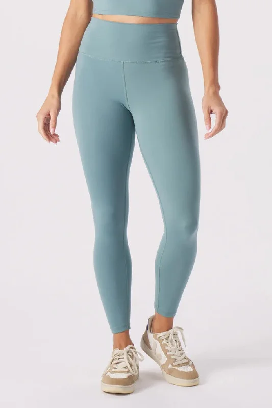 Flexible Yoga Shorts for Strong Movement -Pure 7/8 Leggings - Lagoon