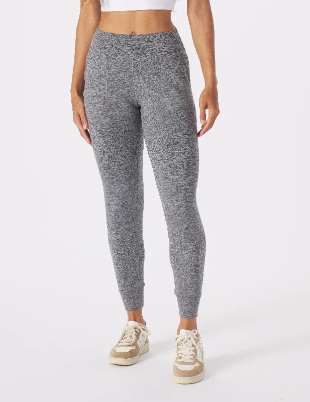 Yoga Pants for Comfort and Support -Pure Jogger: Black Heather