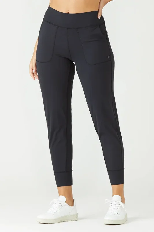 Yoga Shorts for Power Yoga -Pure Jogger - Black *Restocks in October