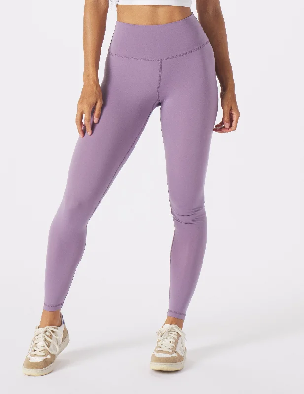 Comfortable Yoga Pants for Hot Weather -High Waist Pure Legging: Amethyst