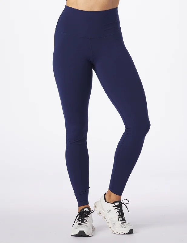 Stylish Black Yoga Pants -High Waist Pure Legging: Indigo