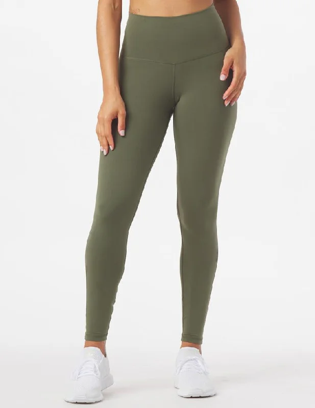 Yoga Pants for Full Movement -High Waist Pure Legging: Moss