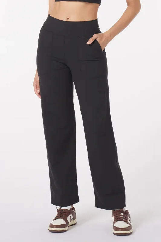 Yoga Shorts for Women’s Fitness -Pure Straight Leg - Black *Restocks in November
