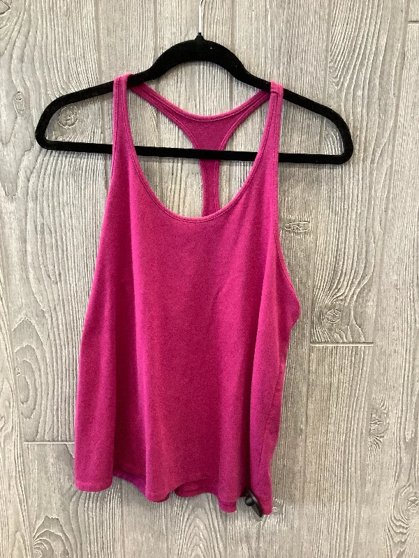 Stylish Yoga Tops for Every Yoga Practice -Purple Athletic Tank Top All In Motion, Size S