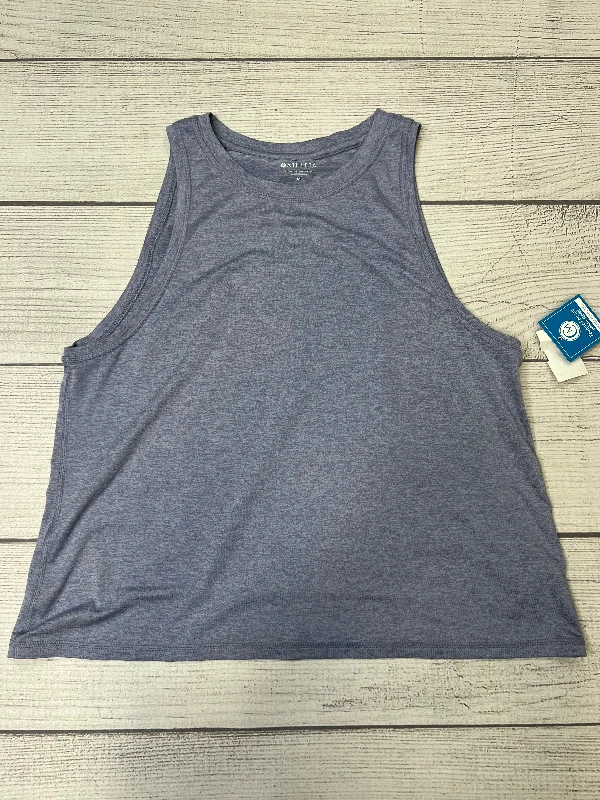 Yoga Tops with Full Coverage -Purple Athletic Tank Top Athleta, Size M