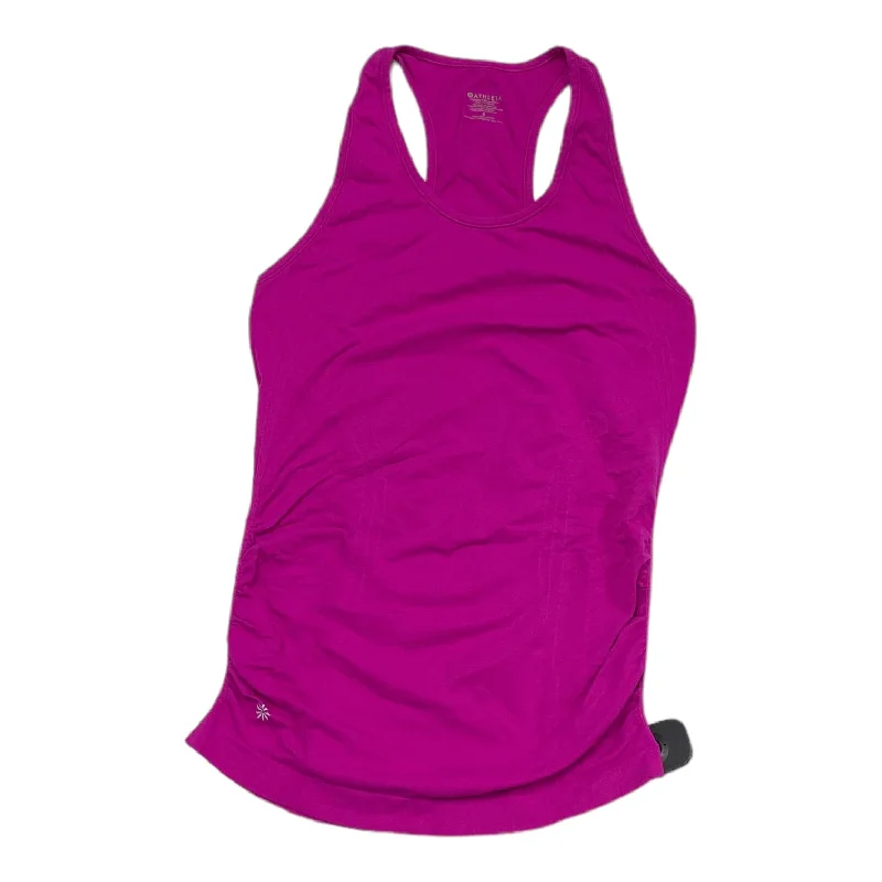 Lightweight Yoga Tops for Ease of Movement -Purple Athletic Tank Top Athleta, Size S