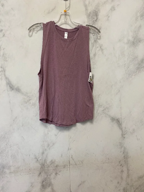 Yoga Tops with Spaghetti Straps -Purple Athletic Tank Top Athleta, Size S