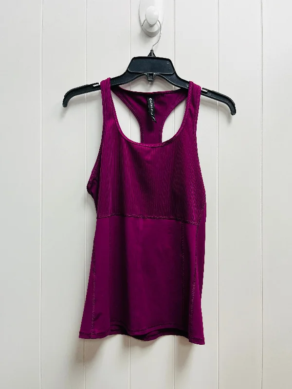 Mesh Yoga Tops for Women -Purple Athletic Tank Top Athleta, Size S