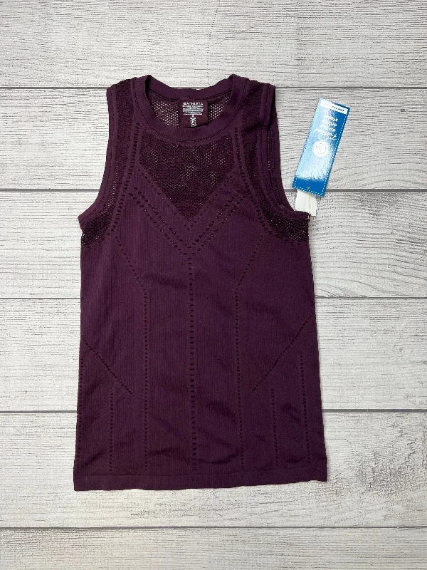 Yoga Tops for Strength and Flexibility -Purple Athletic Tank Top Athleta, Size S