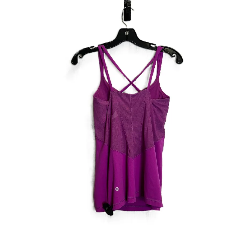 Yoga Tops for Comfort and Style -Purple Athletic Tank Top By Lululemon