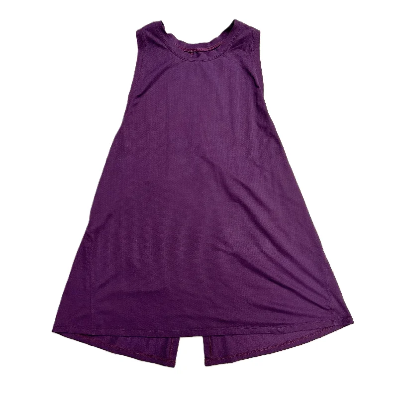 Yoga Tops for All-Day Wear -Purple Athletic Tank Top By Lululemon, Size: S