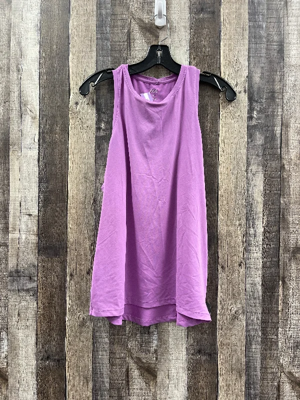 Seamless Yoga Tops for Comfort and Style -Purple Athletic Tank Top Dsg Outerwear, Size M