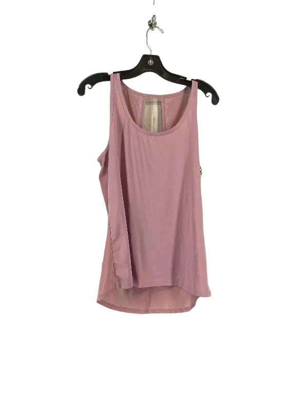 Women's Yoga Tops for Active Training -Purple Athletic Tank Top Fabletics, Size L