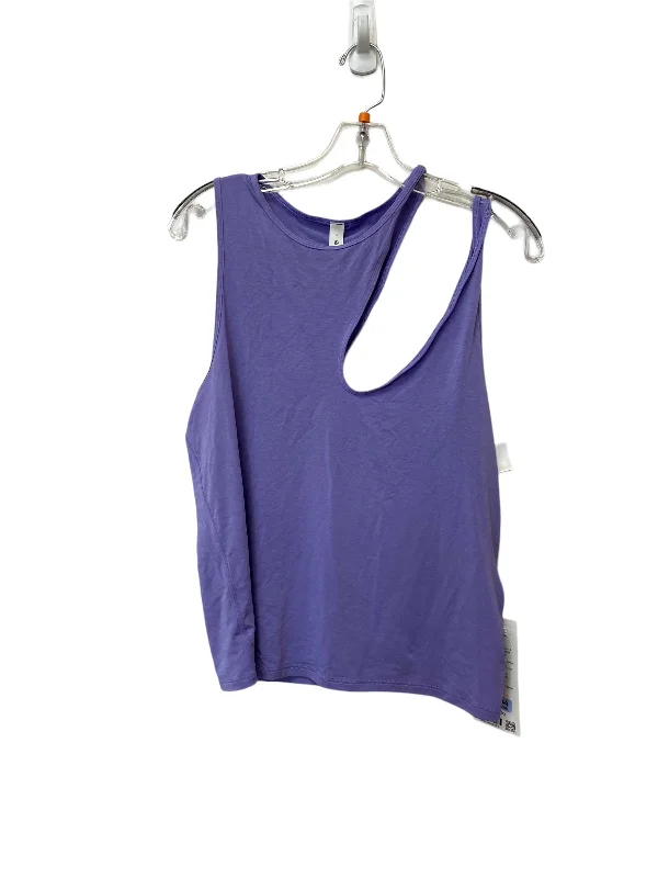 Versatile Yoga Tops for Gym and Studio Use -Purple Athletic Tank Top Lululemon, Size 12