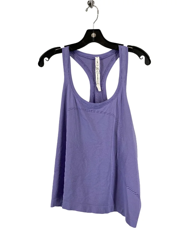 Yoga Tops for Women Who Love Yoga -Purple Athletic Tank Top Lululemon, Size 14