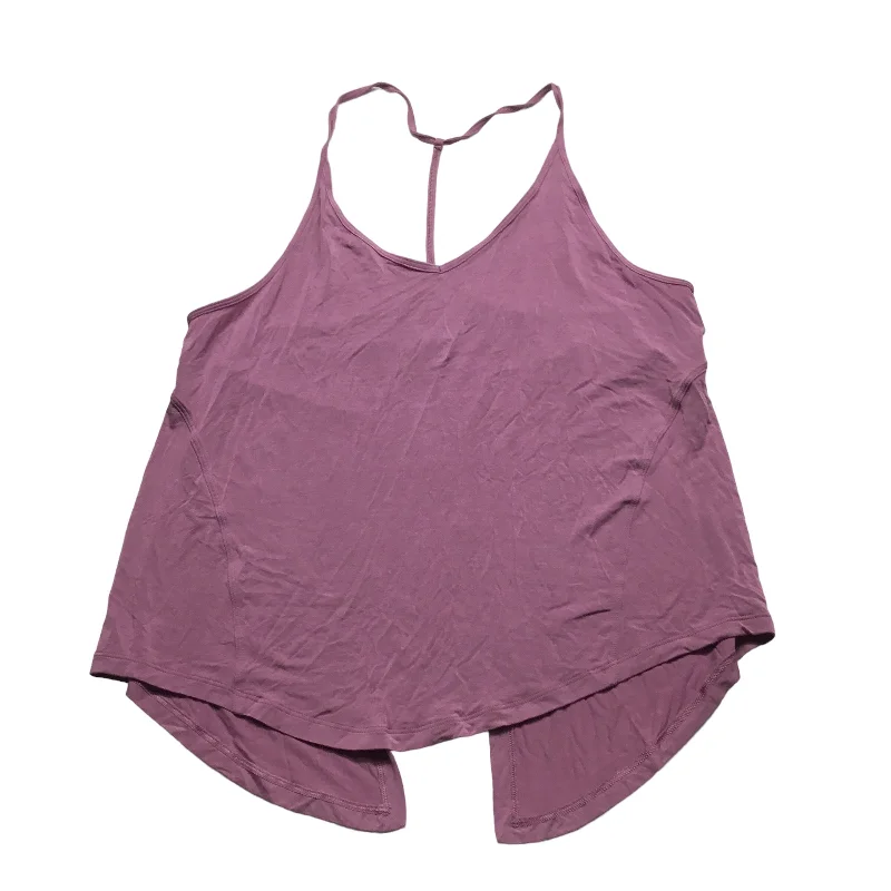 Yoga Tops for Intense Yoga Workouts -Purple Athletic Tank Top Lululemon, Size 6