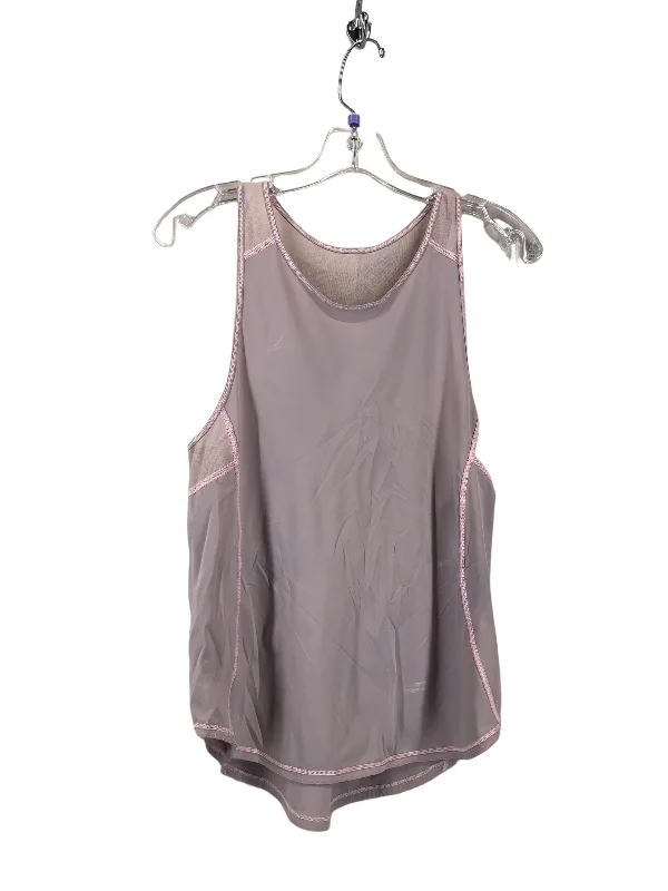 Yoga Tops for Endurance Training -Purple Athletic Tank Top Lululemon, Size 6
