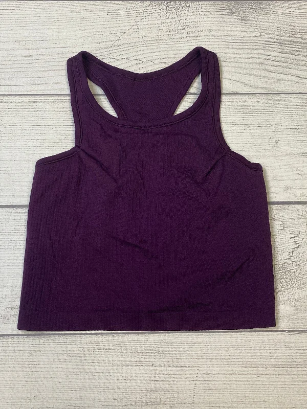 Athletic Yoga Tops for Fitness -Purple Athletic Tank Top Lululemon, Size 6