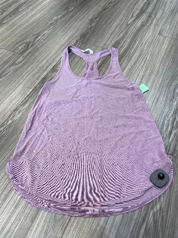 Performance Yoga Tops for Women -Purple Athletic Tank Top Lululemon, Size 6