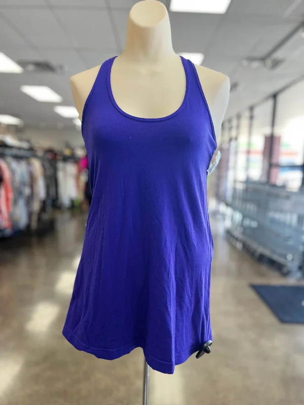 Women's Yoga Tops for Stretching and Yoga Poses -Purple Athletic Tank Top Lululemon, Size 8