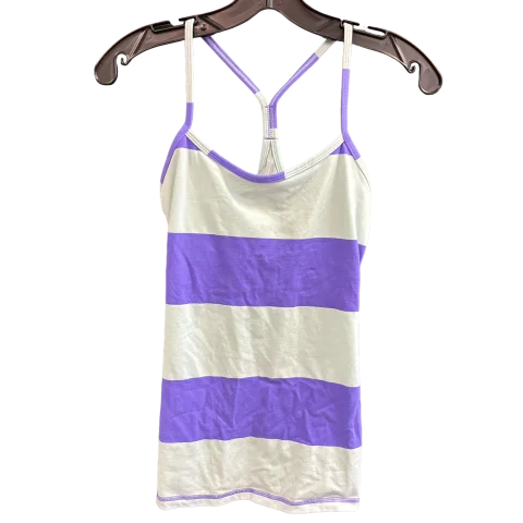 Yoga Tops for Gym and Yoga Practice -Purple Athletic Tank Top Lululemon, Size 8