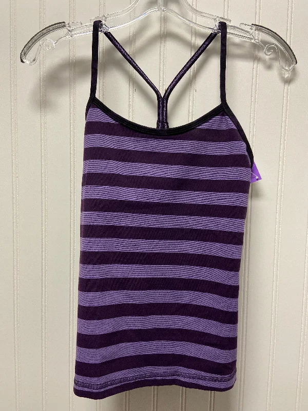 Yoga Tops for Enhanced Movement -Purple Athletic Tank Top Lululemon, Size S