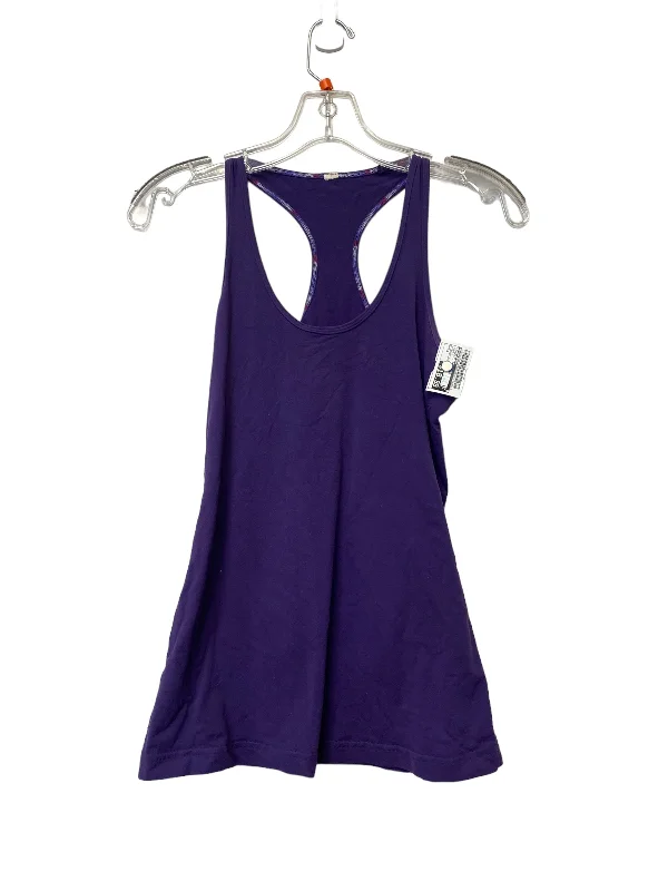 Yoga Tops for Everyday Yoga -Purple Athletic Tank Top Lululemon, Size S