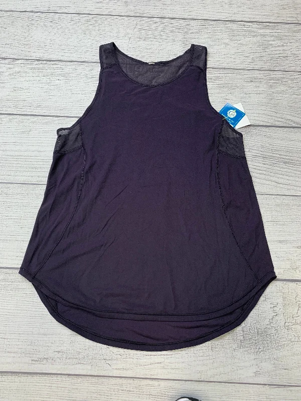 Lightweight Yoga Tops -Purple Athletic Tank Top Lululemon, Size S