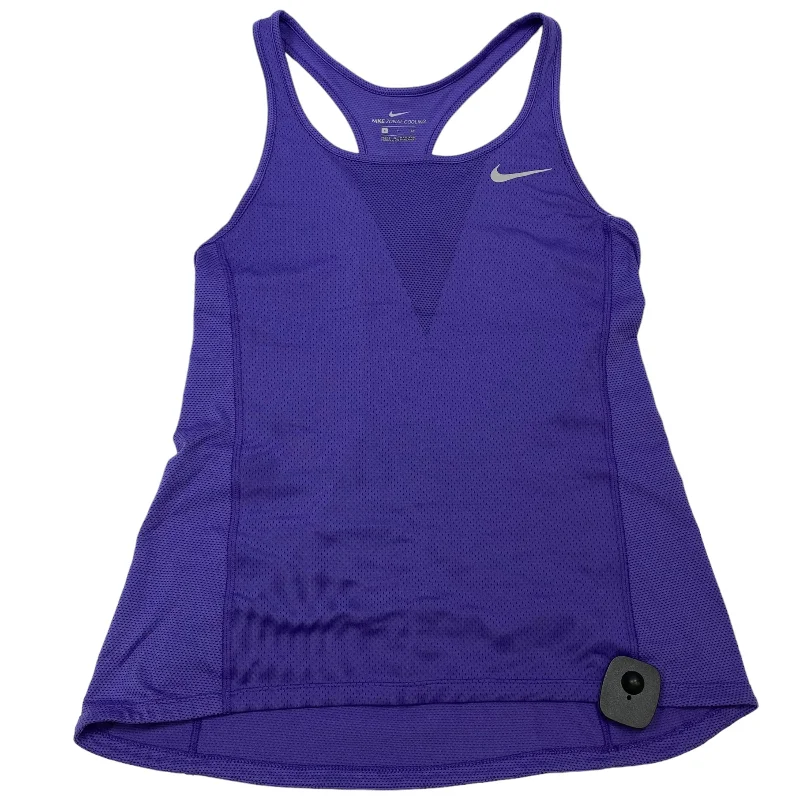 Yoga Tops for Performance and Comfort -Purple Athletic Tank Top Nike Apparel, Size S