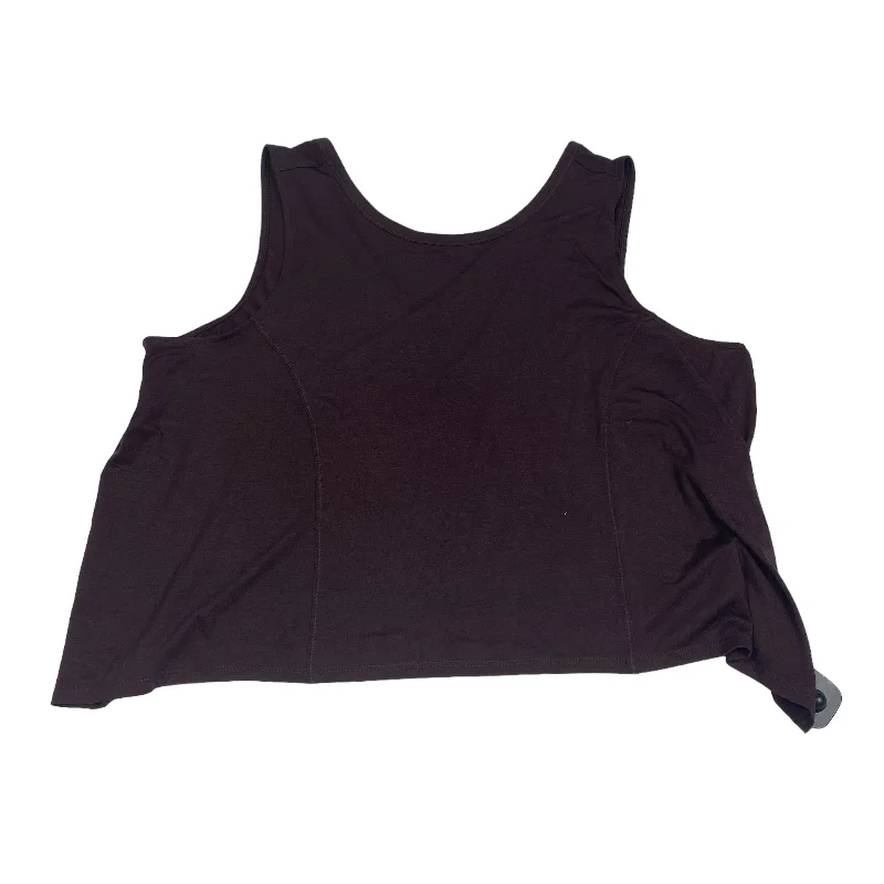 Relaxed Yoga Tops for Women -Purple Athletic Tank Top Old Navy, Size Xl