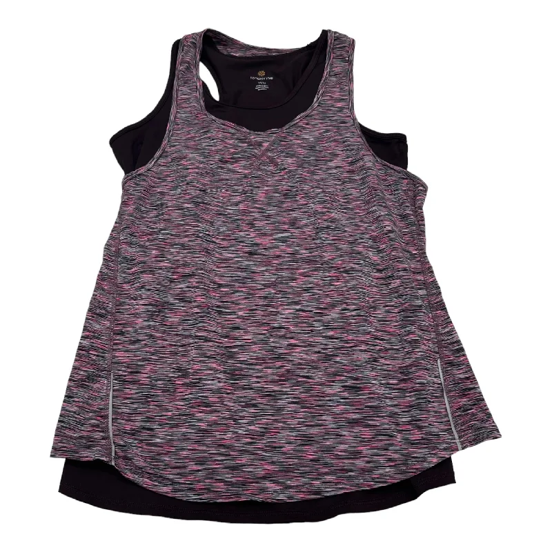 Yoga Tops for Flexibility and Recovery Poses -Purple Athletic Tank Top Tangerine, Size M