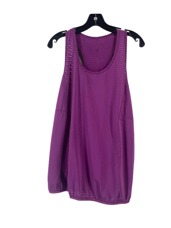 Stylish Yoga Tops for All Activities -Purple Athletic Tank Top Tek Gear, Size Xl