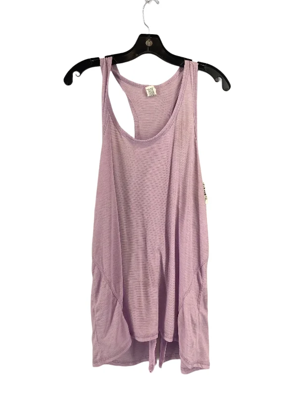 Yoga Tops for Movement and Flexibility -Purple Athletic Tank Top Xersion, Size Xl