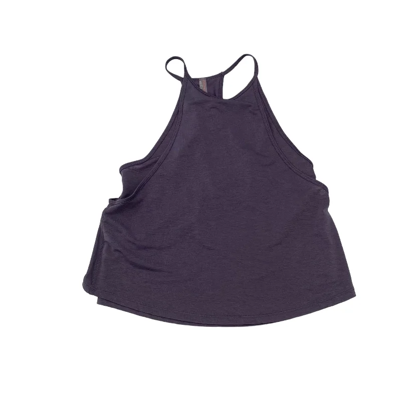 Long Sleeve Yoga Tops for Winter -PURPLE FREE PEOPLE ATHLETIC TANK TOP, Size XS
