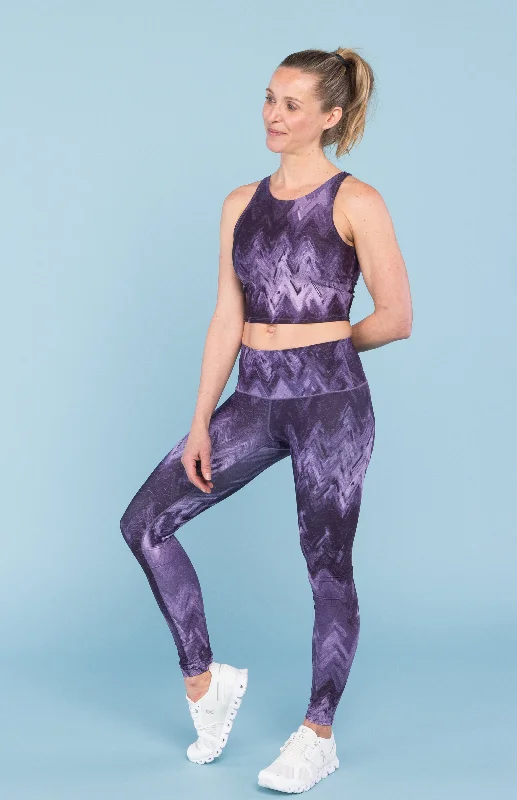 Yoga Pants for Flexibility and Balance -Purple Wave Yoga Pants