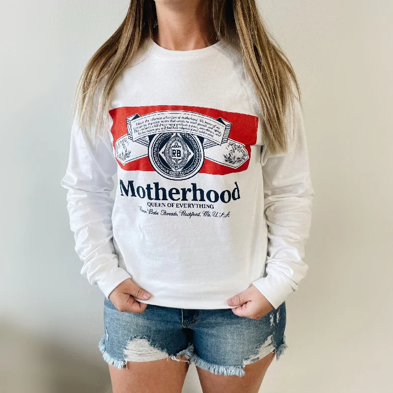 Women's Yoga Tops with Supportive Features -Queen of Everything • Long Sleeve