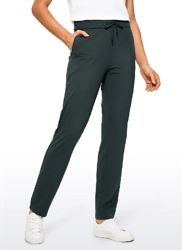 Flexible Yoga Shorts for Strong Movement -Stretch Drawstring Long Pants with Pockets 31'' Flexible Yoga Shorts for Strong Movement -Stretch Drawstring Long Pants with Pockets 31''