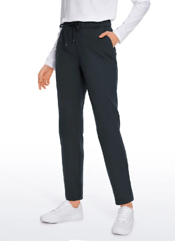 Yoga Shorts for Flexibility and Power -On the Travel Pants with Pockets 29''
