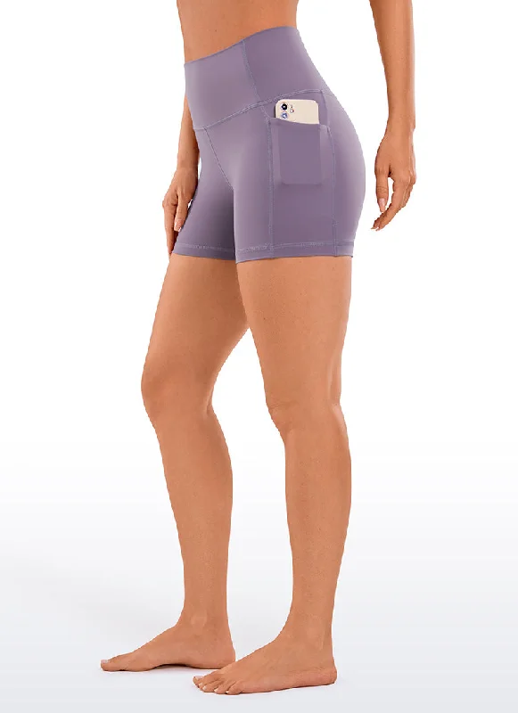 Lightweight Yoga Shorts -Nakedfeel Pocket Shorts 4''