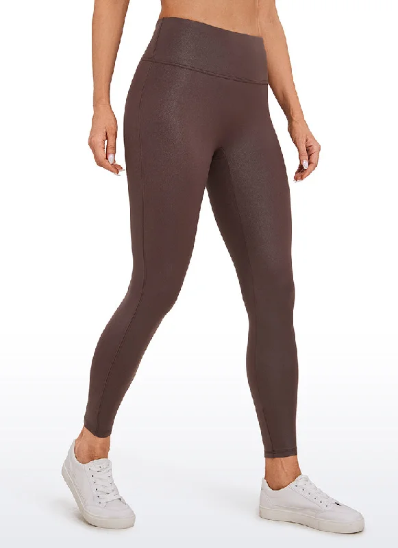 Yoga Pants for Better Range of Motion -Butterluxe Matte Faux Leather No Front Seam Leggings 26.5'' Yoga Pants for Better Range of Motion -Butterluxe Matte Faux Leather No Front Seam Leggings 26.5''