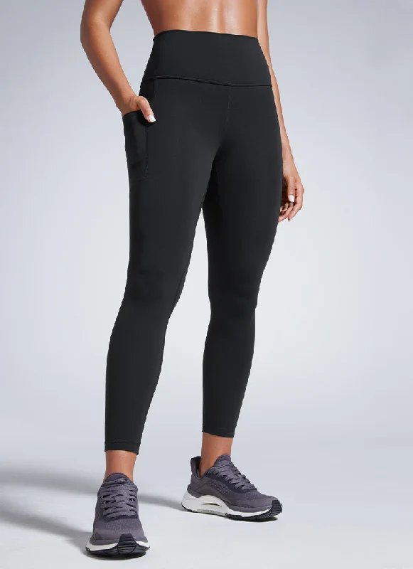 Yoga Pants for Stretch and Movement -Butterbreeze Workout Leggings with Pockets 25''