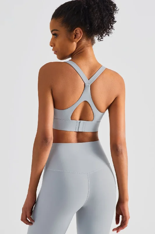 Yoga Bar for Healthy Lifestyle -Racerback Adjustable Buckles Sports Bra