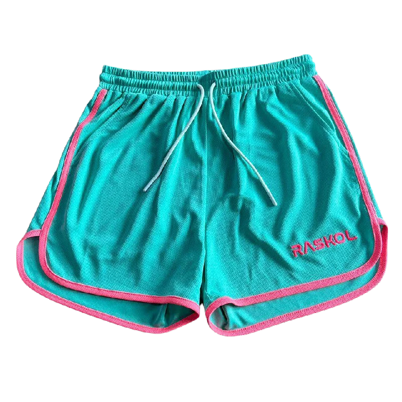 Stylish Yoga Shorts for Gym and Fitness -RASKOL ELECTRIC TEAL Classic Shorts (LIMITED EDITION) Stylish Yoga Shorts for Gym and Fitness -RASKOL ELECTRIC TEAL Classic Shorts (LIMITED EDITION)