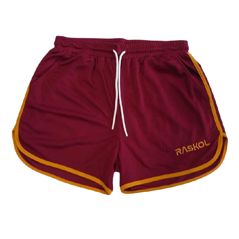 Soft Yoga Shorts for Relaxation and Yoga -RASKOL Retro Burgundy Classic Shorts (LIMITED EDITION) Soft Yoga Shorts for Relaxation and Yoga -RASKOL Retro Burgundy Classic Shorts (LIMITED EDITION)