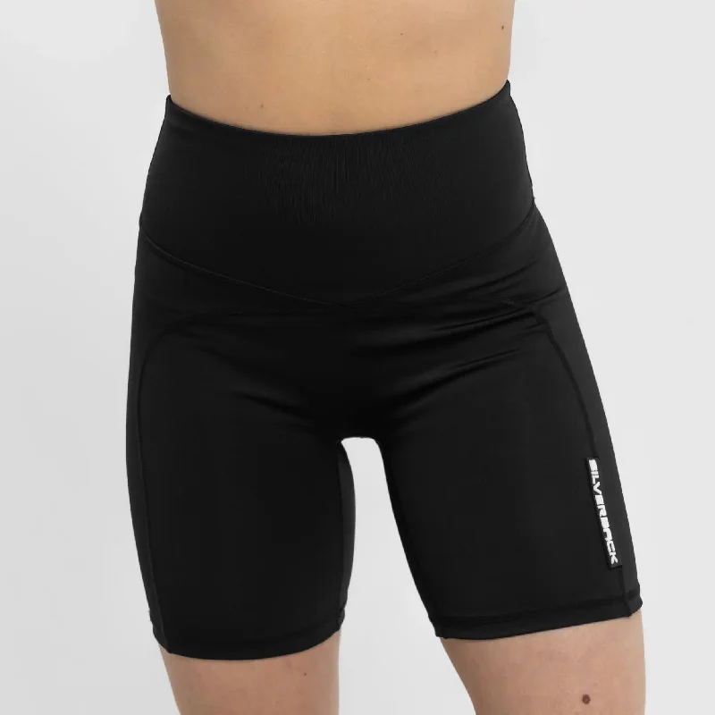 Yoga Shorts for Deep Poses -Unstoppable Shorts Black
