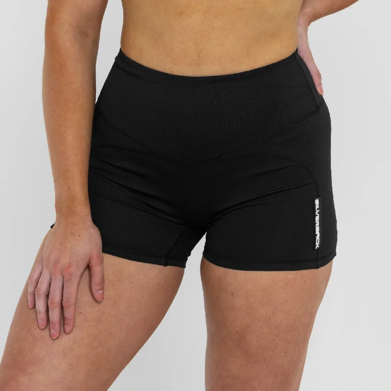 Yoga Shorts for Flexible Movement -Unstoppable Mini Shorts Black