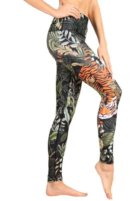 Yoga Pants with Full Support -Rawr Talent Printed Yoga Leggings