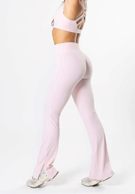Quick Dry Yoga Pants -RecStretch Original Sculptseam™ Plus Flare Legging 34" Sweet Tea